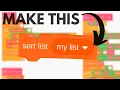How to sort a list in Scratch 2 5 ways