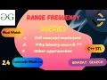 2 4 Range Frequency Queries Leetcode 2080 Easy explanation C STL Why Binary search