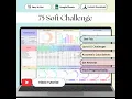 75 Soft Challenge Tracker Google Sheets Template for Daily Habits Progress