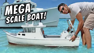 Making a super Scale Lobster RC boat!