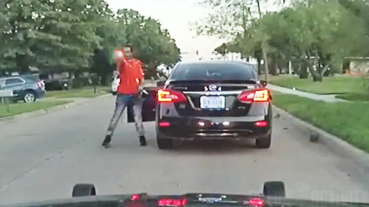 Outline Video Dashcam Shows Fort Worth Officer in a Shootout With Armed Suspect