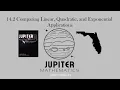 14 2 Comparing Linear Quadratic and Exponential Applications