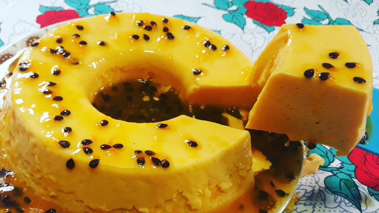 RECEITA PUDIM DE MARACUJÁ