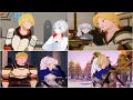 All Jaune and Weiss Scenes RWBY Volume 1-9 Compilation