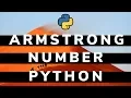 Python Program for Checking Armstrong Number