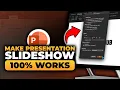 How To Make PowerPoint Presentation Slideshow in PC 100 WORKS NO Yapping EASY