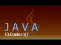 Java with IntelliJ 10 - Boolean Variables