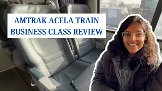 Amtrak Acela Train Business Class Honest Review