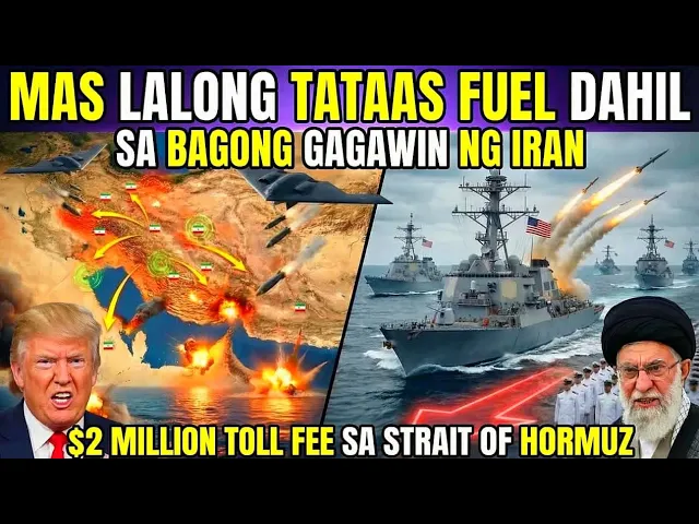 Outline Video BREAKING! $ 2 MILLION DOLLARS SINISINGIL ng IRAN para DUMAAN sa STRAIT OF HORMUZ? AMERICA MAY BALAK