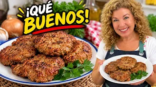 Estos FILETES RUSOS quedan tan jugosos que desaparecen del plato 🤤