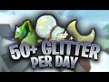 How to get 50 Glitter PER DAY Bee Swarm Simulator