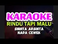 Download Lagu RINDU TAPI MALU - SHINTA ARSINTA II KARAOKE - NADA CEWEK #viralvideo
