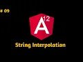 String Interpolation in Angular 12 in hindi