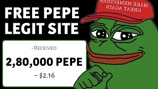 Earn 2,80,000 PEPE Free 🔥 • No investment required ~ 100% Legit Site