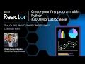 Create your first program with Python