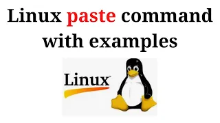 16 Linux tutorials Linux paste command with examples