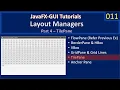 JavaFx Layouts Part 4 - TilePane Node Tiles JavaFx GUI Tutorial
