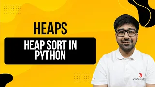 DSA in Python Course - Heap Sort Algorithm Sorting using Max Heap Part 187 Hindi