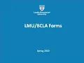 BCLA Advising - Forms Guide