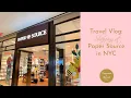 Travel Vlog Stationery Shopping at Paper Source in New York City