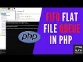 FIFO Flat File Queue with PHP arrays