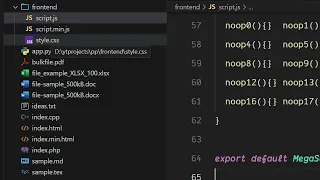 How to Compress Minify CSS Javascript Files in VSCode IDE