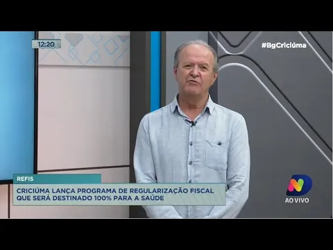 Município de Criciúma lança Refis com arrecadações destinadas 100% para serviços de saúde