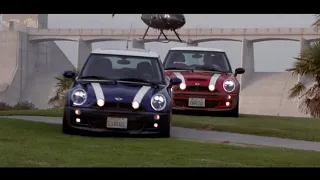 stealing back the gold from steve the italian job 2003 movie scene
