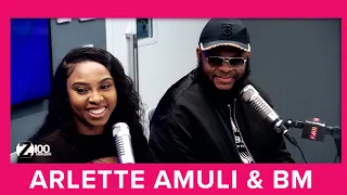 arlette amuli u0026 bm talk tips on improving dating couple engaged on the show their love story 