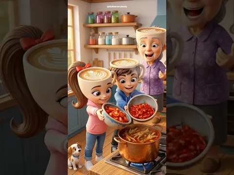 Chili for father and mother #ballerinacappuccina #animation #cartoon