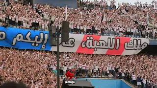 اتحدك لو جسمك مقشعرش  هكذا استقبلت حناجر الزملكاويه لاعبي النهضه  ملك اللعبه قد عاد دندنها