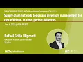 Supply chain network design and inventory management for cost-efficient in-time perfect deliveries