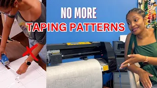 How to Print Full Patterns with a Vinyl Cutter Vevor 34 Vinyl Cutter Plotter