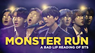 MONSTER RUN A Bad Lip Reading of BTS