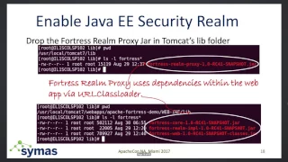 The Anatomy of a Secure Web App Using JavaEE Spring Security and Apache Fortress