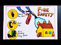 Fire Safety Safety Fire Safety Rules Poster For School Project