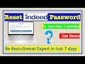 How to Reset Indeed password Forgot Indeed Password Change Indeed Password Indeed Password Reset