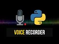 Create your own voice recorder by python programming