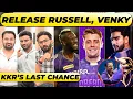 RELEASING VENKY \u0026 RUSSELL LOGICAL CALL, WILL EMOTIONS TAKE OVER? WHAT WILL BE KKR’s DECISION