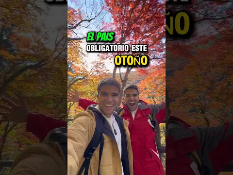 Uno de los mejores lugares donde viajar en Otoño 🍁✈️🌏 #japon #viajes #otoño