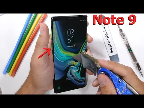 Download MP3 Samsung Note 9 Durability Test! - Bixby is not Secure...