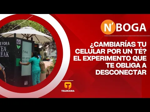 Cambiarías tu celular por un té El experimento que te obliga a desconectar