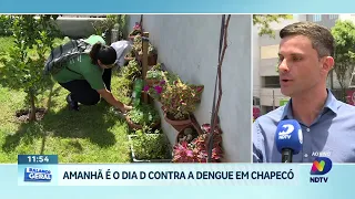 Chapecó realiza Dia D contra a dengue com mais de 400 profissionais