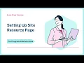 Setting Up Site Resources in Exxat Prism