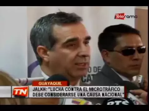 Jalkh: lucha contra el microtráfico debe considerarse una causa nacional