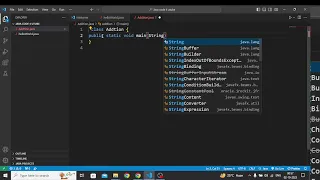 Print addition of two number in java ll use ide vsCode