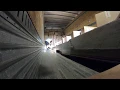 Trailer unloading time-lapse