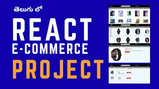 React Ecommerce Project Telugu