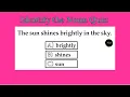Noun Quiz Identify the Noun Quiz English Grammar test No 1 Quality English