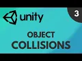 Unity Tutorial 3 Collisions
